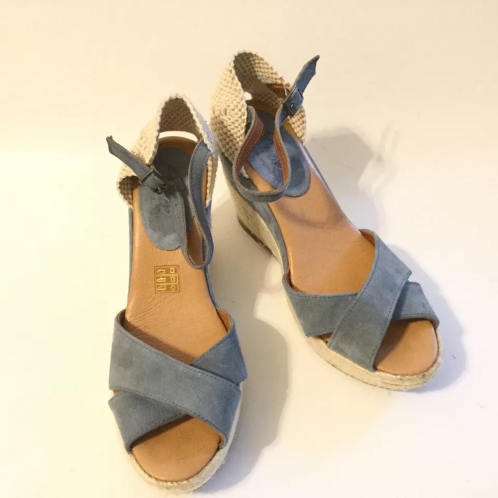 Pimar Womens Sandal Size 40/10 Espadrille Ankle